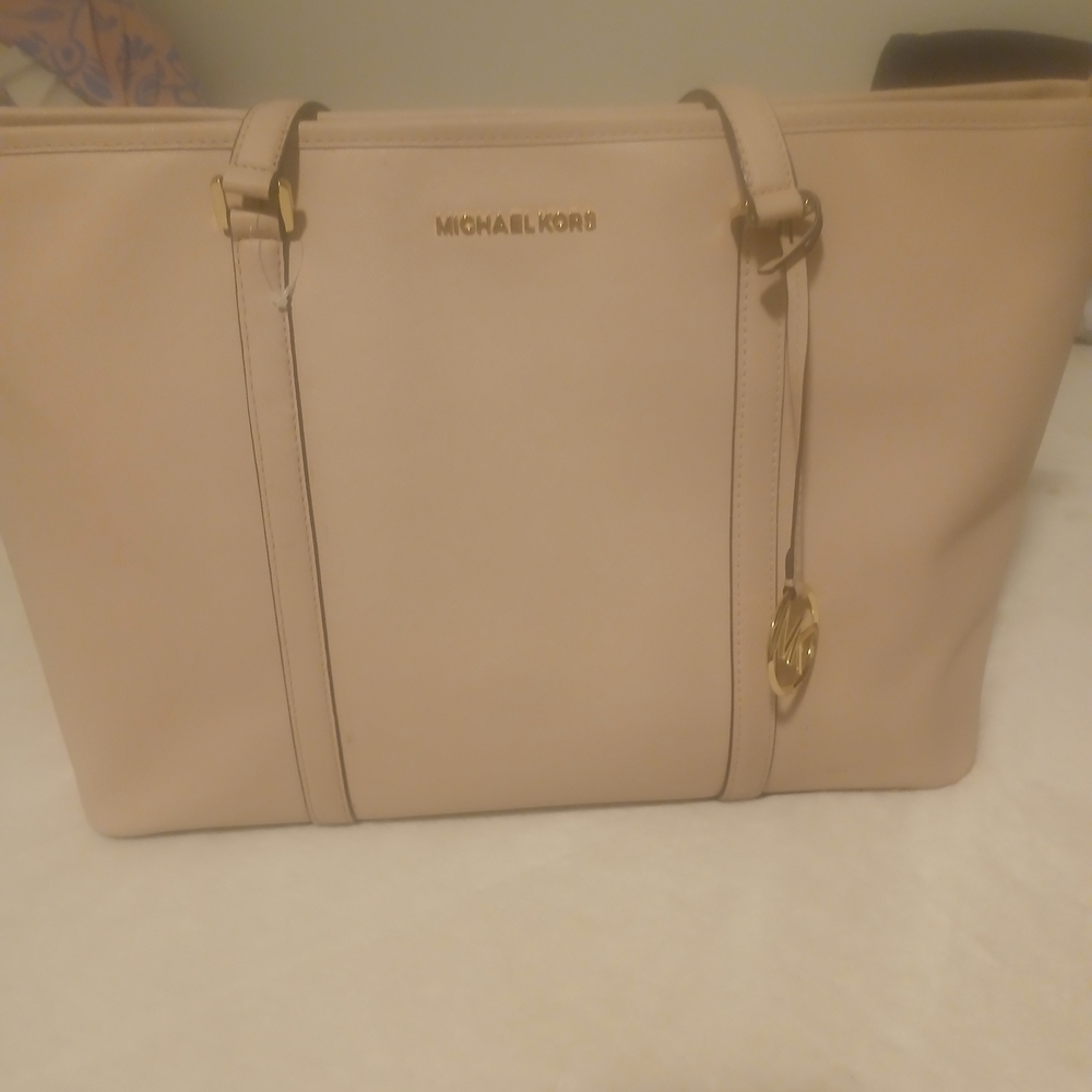 Michael Kors Cream Tote Bag